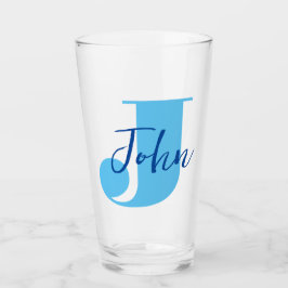 Initial + Name Personalisiert - Einfach anpassen - Glas