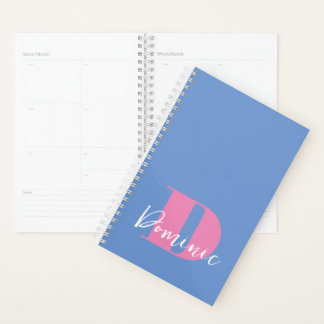 Initial + Name Personalisiert - Einfach anpassen - Planer