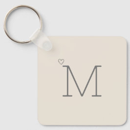 Initial-Neutral Schlüsselanhänger