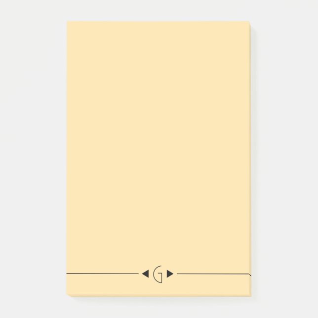 Initial Note Pad Post-it Klebezettel (Vorderseite)