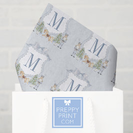 Initial Nutcracker-Wappen-Geschenk für die Aquarel Seidenpapier