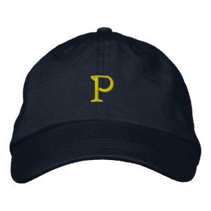 Initial "P" Designer Cap Bestickte Kappe