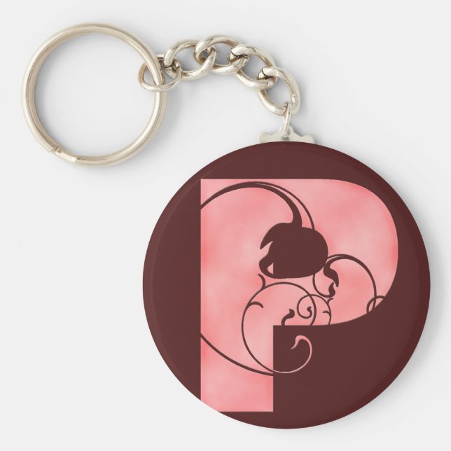 Initial P Schlüsselanhänger (Vorne)