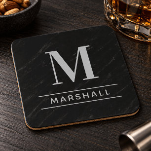Initial Personalisiertes Monogramm für das klassis Getränkeuntersetzer