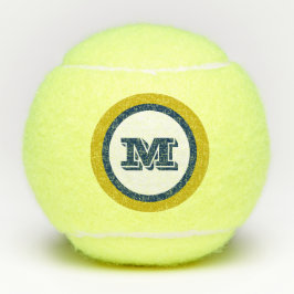 Initial-Sportgeschenk für das Spiel im Stil Monogr Tennisbälle