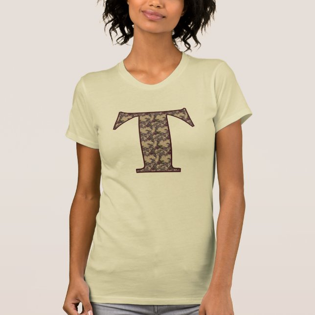 Initial-T-Elegant T-Shirt (Vorderseite)