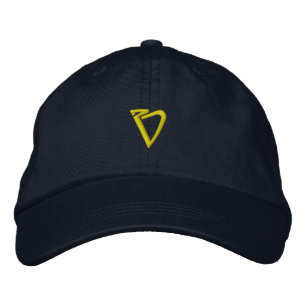 Initial "V" Designer Cap Bestickte Baseballkappe