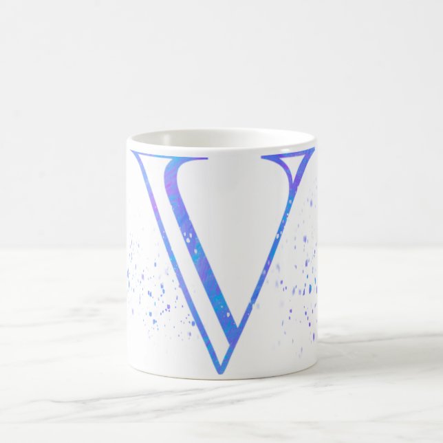 initial V mug Kaffeetasse (Mittel)
