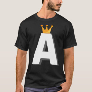 Initialbuchstabe A Alphabet T-Shirt