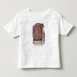 Initiale "B" Mms 9961-2 Historiated vom Peterb Kleinkind T-shirt