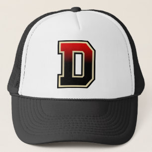 Initiale des Buchstabe-"D" Truckerkappe