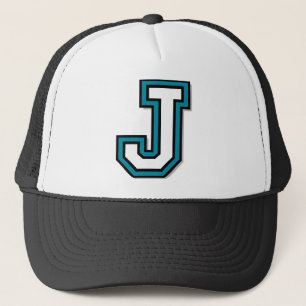 Initiale des Buchstabe-"J" Truckerkappe