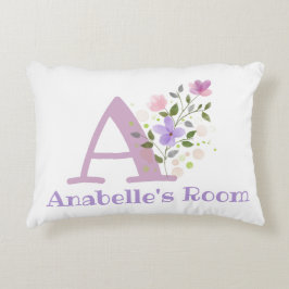 Initiale & Nom avec Coussin d'accentuation de desi