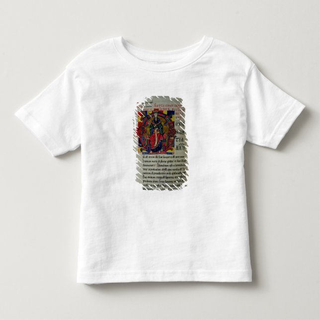 Initiale "O" Frau 2 fol.8 Historiated eine Feige Kleinkind T-shirt (Vorderseite)