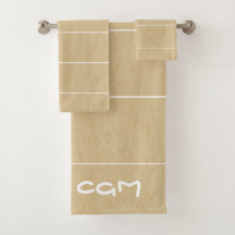 Initiale style moderne bois rustique arrière - pla