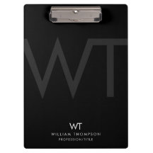 Initialen der beruflichen Black Business Monogram