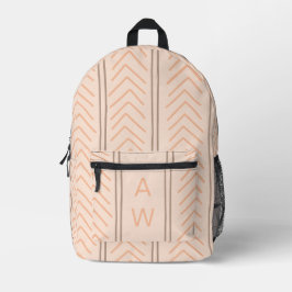 Initialen der geometrischen Pfeil-Arrow-Achse für Bedruckter Rucksack