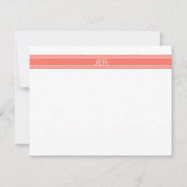 Initialen der Personalisierten Monogrammbezeichnun Mitteilungskarte