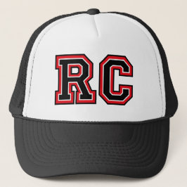 Initialen des Monogramms "RC" Truckerkappe