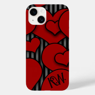 Initialen für die Monogramm-Box des iPhone im goti Case-Mate iPhone 14 Hülle