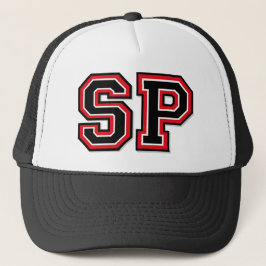 Initialen für Monogramm "SP" Truckerkappe
