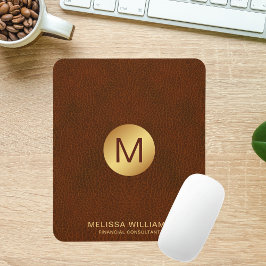 Initialen für Monogramme aus hochwertigem Grown Le Mousepad