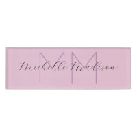 Initialen mit Monogramm moderner Handschriftenname