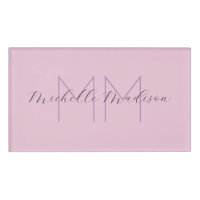 Initialen mit Monogramm moderner Handschriftenname