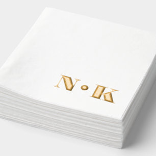 Initiales de monogramme modernes et élégantes pour