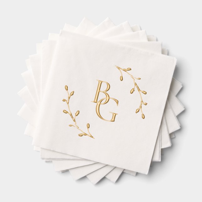 initiales du marié mariage (Insitu (empilé))