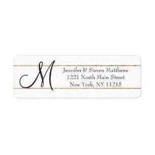 Initiales et Étiquettes de nom de monogramme à r