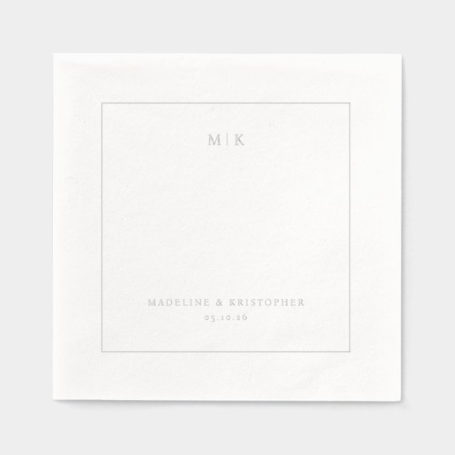 Initiales grises minimalistes (Recto)