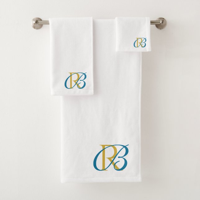 Initiales Monogramme Écriture Élégante (En situation)