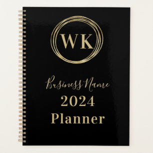 Initiales Monogrammes Black Gold Business 2024