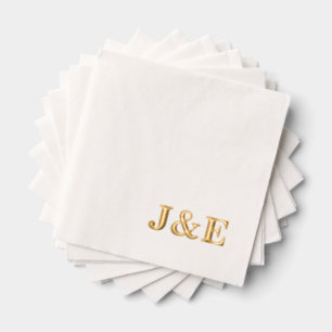 Initiales Personnalisées Monogramme Réception de M