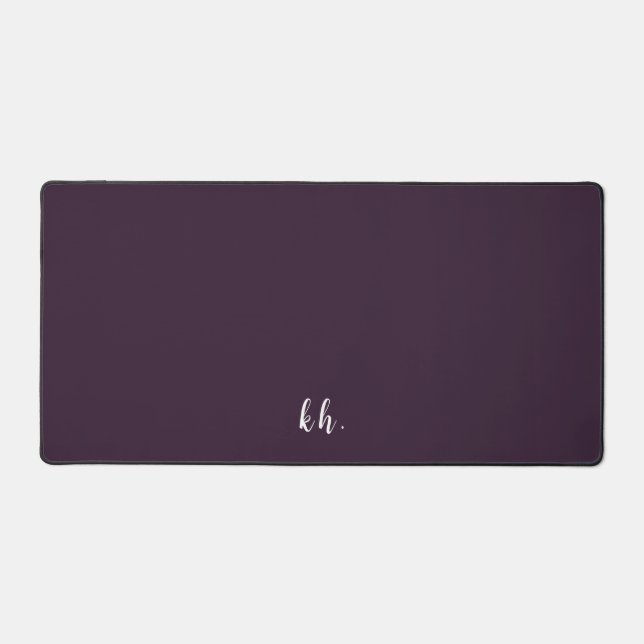 Initiales simples Élégant Script Cursif Pourpre fo (Recto)