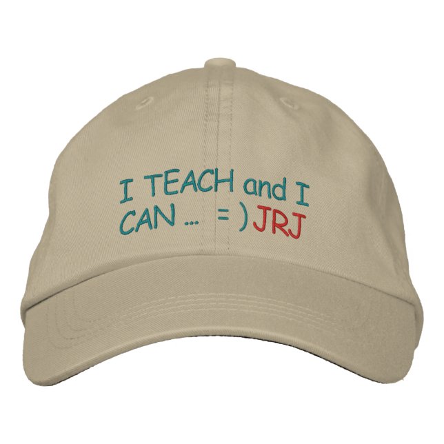 Initialisez votre Casquette "Enseignants CAN" - SR (Devant)