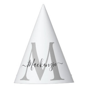 Initialname des Monogramms personalisieren Partyhütchen