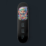 *~* Initials Neon Hair Rainbow Troll AP89 Skateboard<br><div class="desc">(Suchen Sie den Code AP89 für Troll-Objekte und AP88 für mittelalterliche Themen ) Einfache Übertragung auf andere Zazzle-Produkte. Skateboard im Hintergrund. Die hellen und so glücklichen NEON Rainbow Farben sind nur Pop der TROLL-Bilder und LETTERS. Personalisieren / Personalisieren Sie Ihre INITIALE / MONOGRAMM. Whimsical und sehr Adorable Niedliche lustige Long...</div>