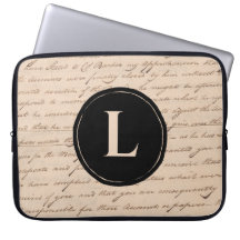 Initialskript für das Monogramm eines antiken Lett