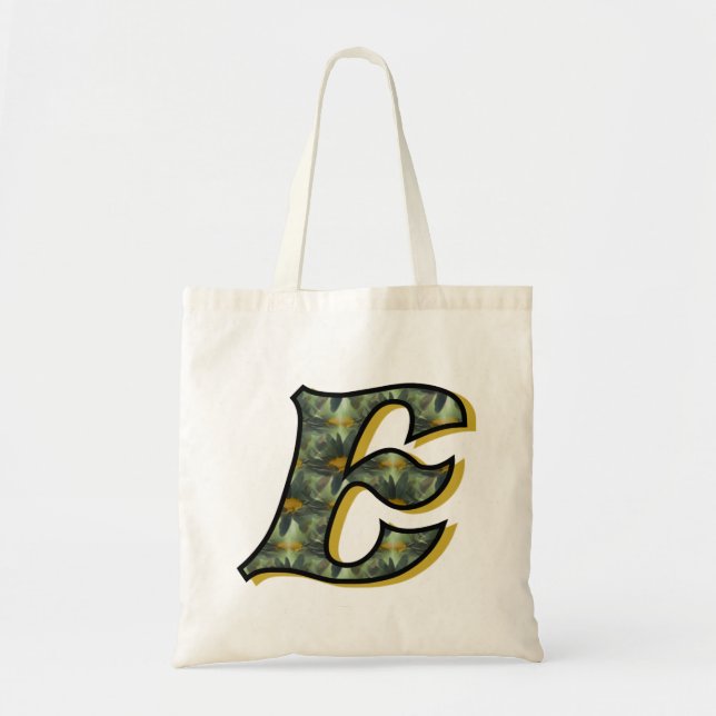 Initialzündung von Daisy Monogram E Tragetasche (Vorne)