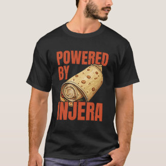 Injera Brot Äthiopische Nahrungspflanze Injera Rez T-Shirt