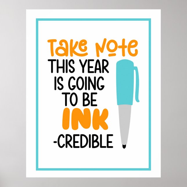 Ink-Credible Year Ahead Poster (Vorne)