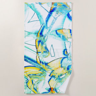 Ink lief in mehr als einer Richtung? Gelb, cyan... Strandtuch