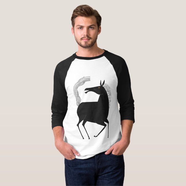 Ink Talking Fantasy V01 HORSE T-Shirt (Vorne ganz)