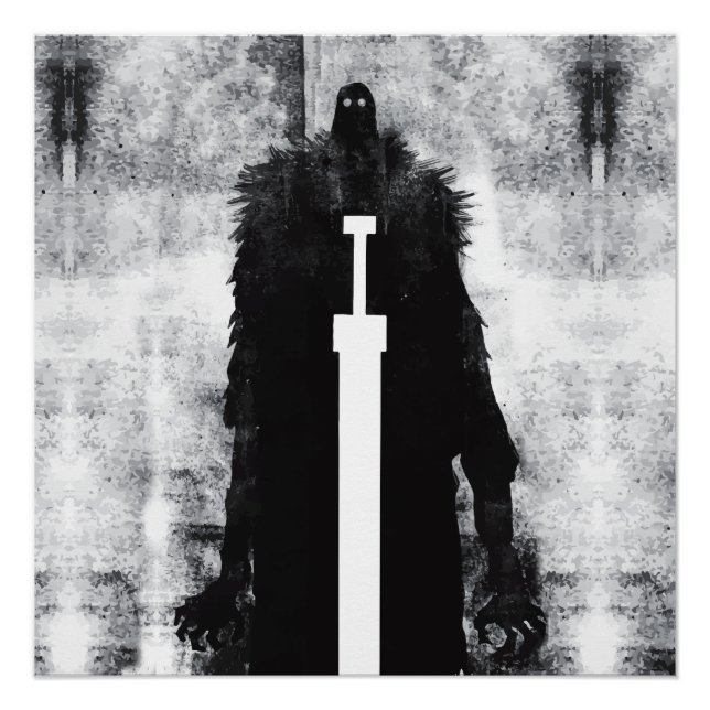 Ink Talking Fantasy V02 A Knight from hell Poster (Vorderseite)