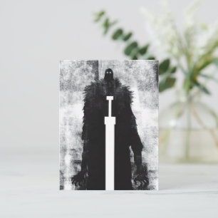 Ink Talking Fantasy V02 A Knight from hell Postkarte