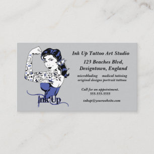 Ink Up Tattoo Art Studio Visitenkarte