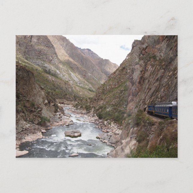 Inka-Bahn nach Machu Picchu Postkarte (Vorderseite)