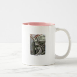 Inka gótico zweifarbige tasse